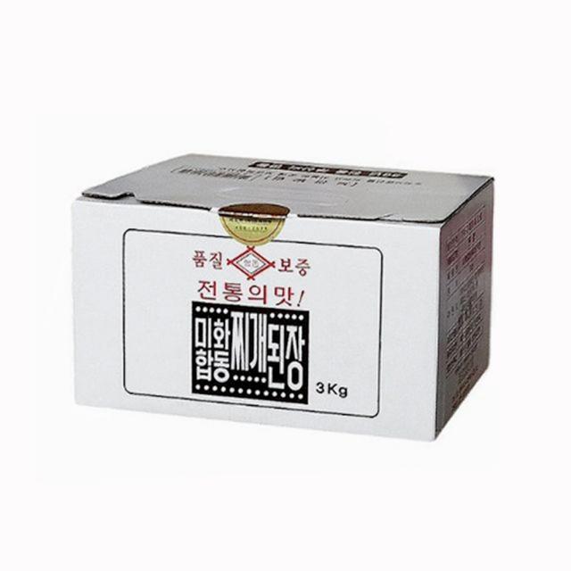 미화합동 된장 찌개된장 3 KG 4EA 1BOX 장류 가공식품 jpfh, 1개