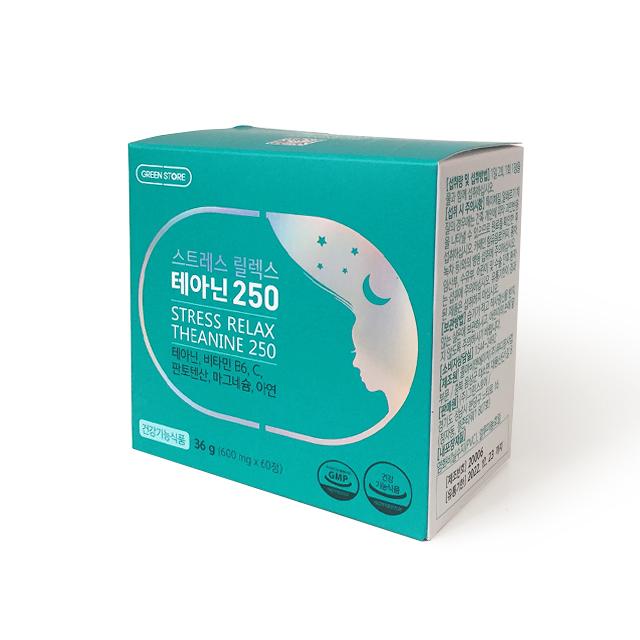 정신적 육체적 긴장 스트레스완화 마그네슘 판토텐산, 1통, 600mg x 60정