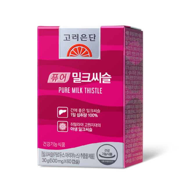 고려은단 퓨어 밀크씨슬 60정, 60캡슐, 1개