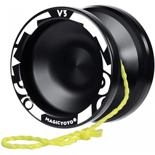 MAGICYOYO Professional 반응 형 Yoyo V3 어린이 초보자를위한 알루미늄 Yo Yo 고급 Yoyo 선수를위한 교체 무응답 볼 베어링, 단일옵션