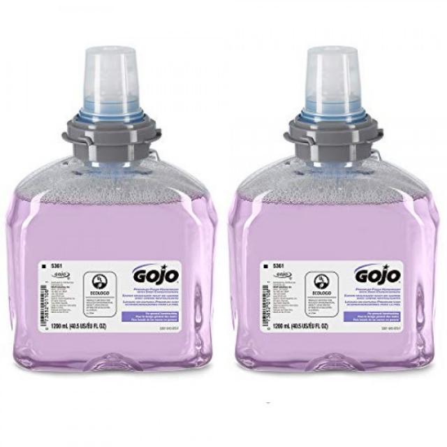 Gojo Premium Foam Handwash with Skin Conditioners Cranberry Scent EcoLogo Cert