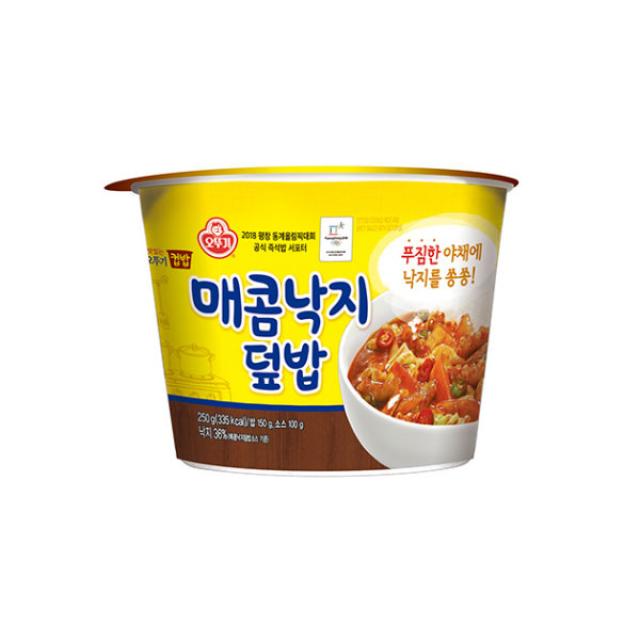 맛있는 오뚜기 컵밥 네맘대로 골라담기 22종, 컵밥 매콤낙지덮밥 280g