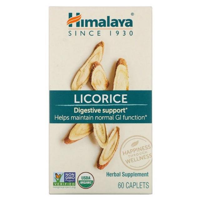 Himalaya Licorice 히말라야 감초 건강 영양제 위장병 보조제 60정, 1개