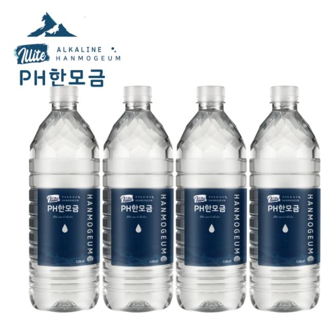 일라이트 PH한모금 10배 알칼리수 규소수 미네랄워터, 1L, 60병