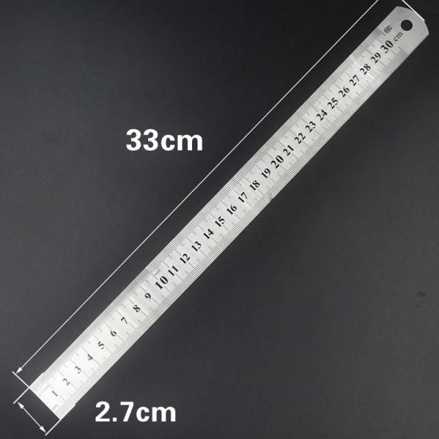 제도용자 두꺼운 스테인레스 직자 학생 문구 강철자 20/50/60cm1베이지골드 곱자 강판 자, T14-30cm강직자