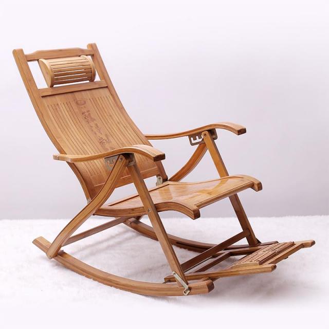 퀄리티 참대 폴딩 점심휴식 구식의 접이식 우드 여름, 모처럼 흐리멍덩함 흔들의자 （천을 깔