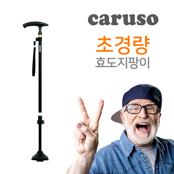 카루소 노인 의료용 효도지팡이 지팡이, 선택01-C910 에브리원