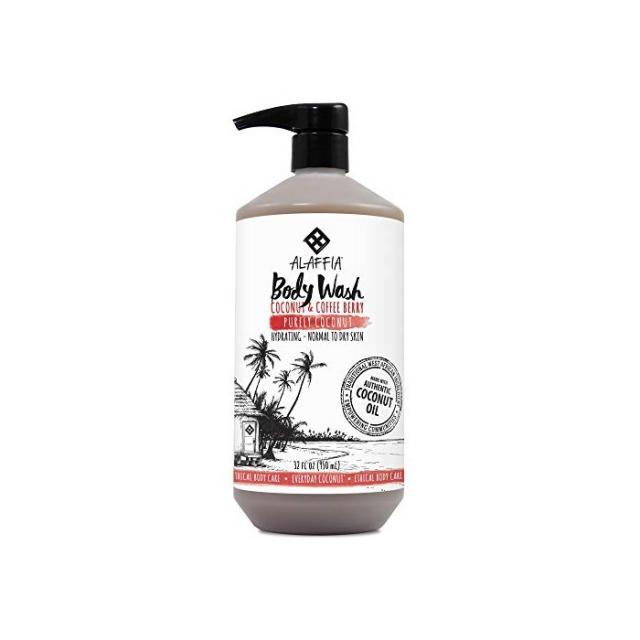 Alaffia - Everyday Coconut Body Wash Normal to Dry Skin Helps Gently Moisturize and Cleanse, One Color, Standard Packaging