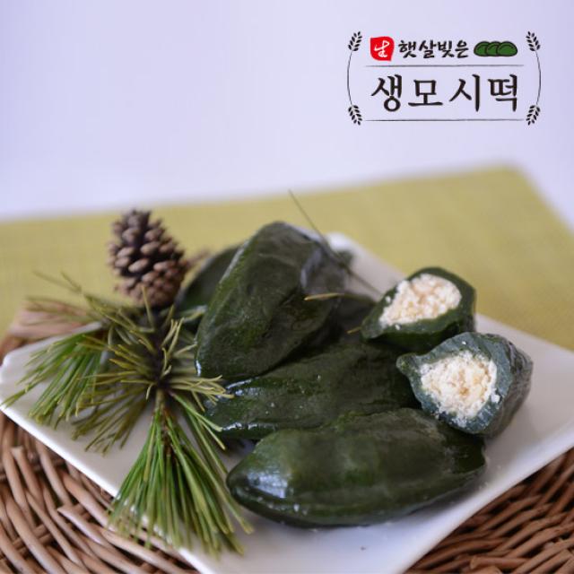 번영 햇살빚은 영광 생 모시떡 50알 (동부30알 검정깨20알), 50개, 40g