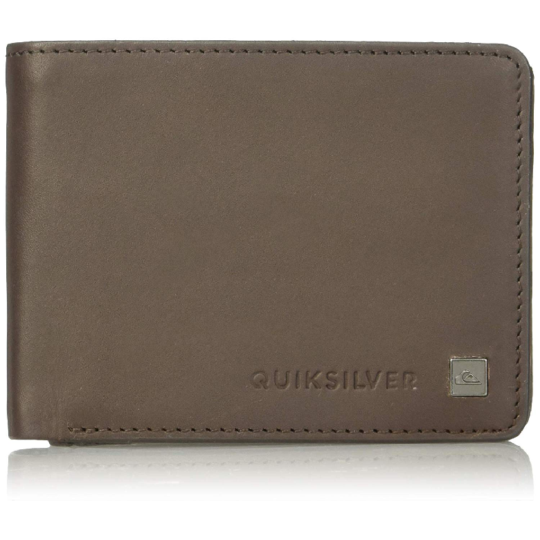 [미국 직구] Quiksilver 멋진 남성 지갑 EQYAA03813 Medium Chocolate Brown