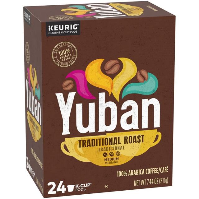 Yuban Traditional roast 유반 트래디셔널 로스트 큐리그 캡슐 24개입, 단일상품