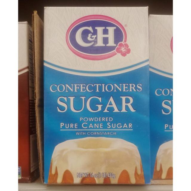 씨앤에이치 제과용 순수 사탕수수 설탕 Confectioners Sugar powdered 453g 4팩, 1개