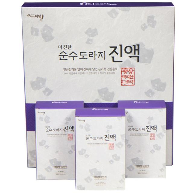 평창백덕산더덕 도라지즙, 100ml, 30포