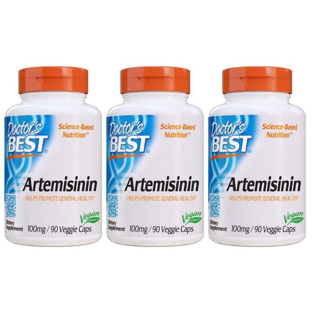 Doctor's Best 닥터스베스트 Artemisinin 아르테미시닌 100mg Helps Promote General Health 90정 3개, 270정, 1개