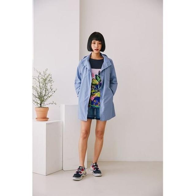 베스띠벨리[2019 S/S] 노버튼 루즈핏 후드 점퍼 BXJ4144