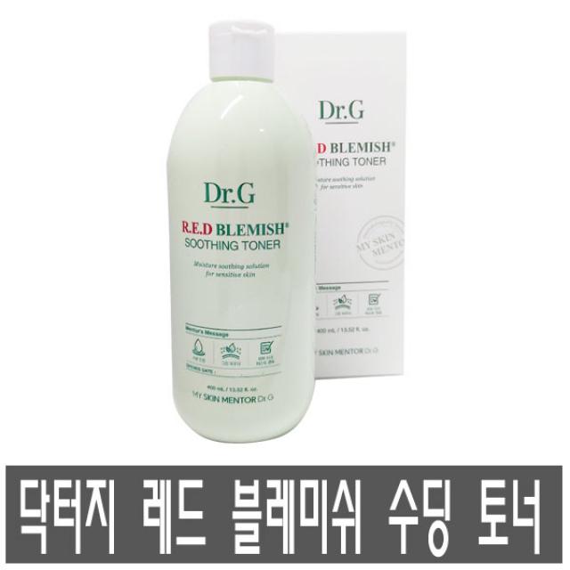 Dr.G 닥터지 레드 블레미쉬 수딩 토너 400ml x 2개, 최근제조, 1개, 400ml