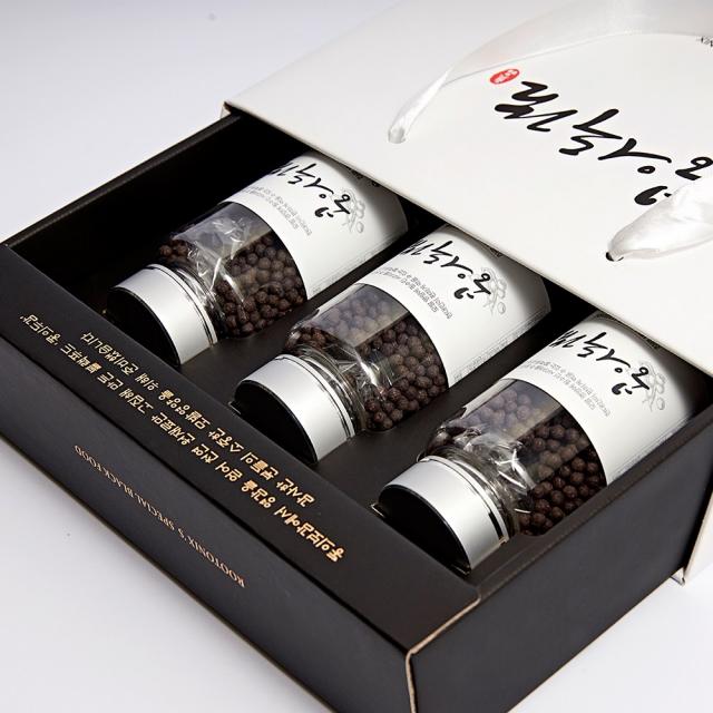 루토닉스 검은콩 서리태환 콩의두감 3팩 선물세트, 콩의두감 선물세트, 3병