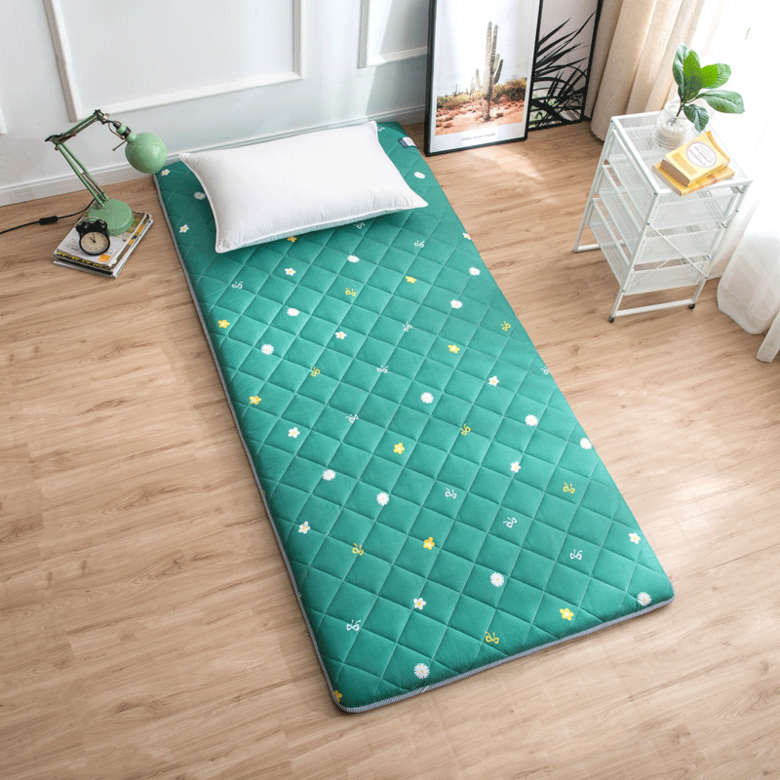 접이식매트리스 침대매트 다다미 매트 요커버 싱글 학생기숙사 2층침대의위아래침대 편안한 접이식 귀여운 일식 매트리스 다다미 매트리스 싱글 학생 기숙사 이층 침대 게으른 접이식 귀여운 일본식 수면 매트