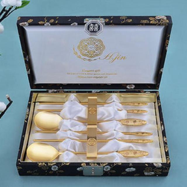 h.jin현진/로망스 ALL금수저/숟가락/회사직원선물/감사인사/교수님/어버이선물/보답/무료배송/고급세트, 상세내용표시