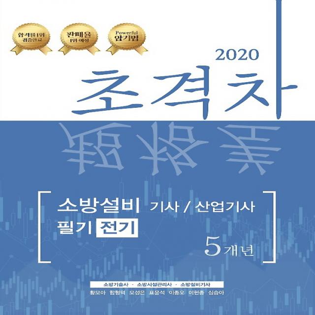 2020 초격차 소방설비기사/산업기사 필기 5개년 - 전기, (주)모아팩토리