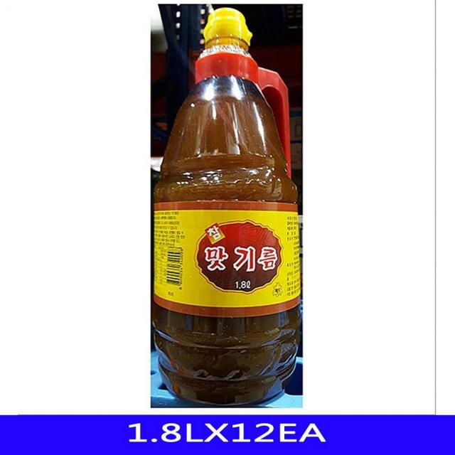 도리파이 향미유 맛기름 고소한기름 기름장 치악산 1.8LX12EA 식용유 오일, 1