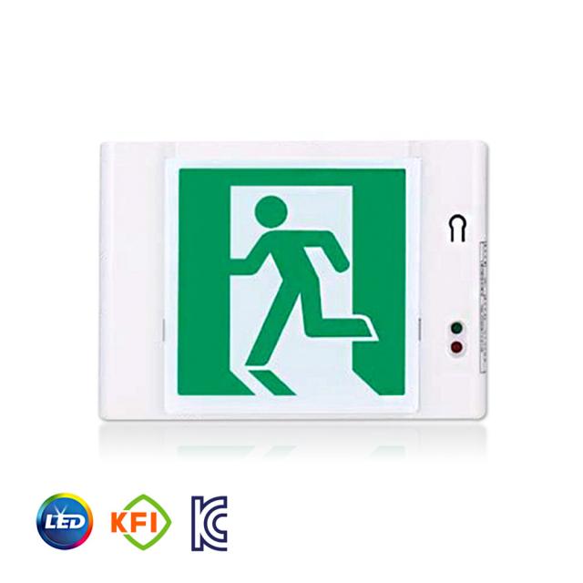 LED 유도등 비상구 피난구 복도 통호 계단 소방 단면 무방향
