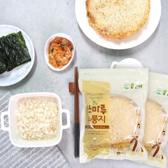 전통가마솥 산마루 누룽지 백미500g x 2봉, 없음, 상세설명 참조