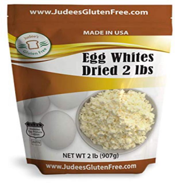 Judees Dried Egg White Protein 2 lb -Baking Meringue Smoo 쥬디스 말린 계란 흰자 단백질 907.2g-베이킹 머랭 스무, 1