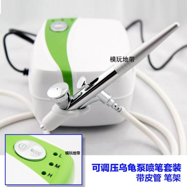 프라모델 모형도색 펌프조절 에어브러쉬 세트, 단일