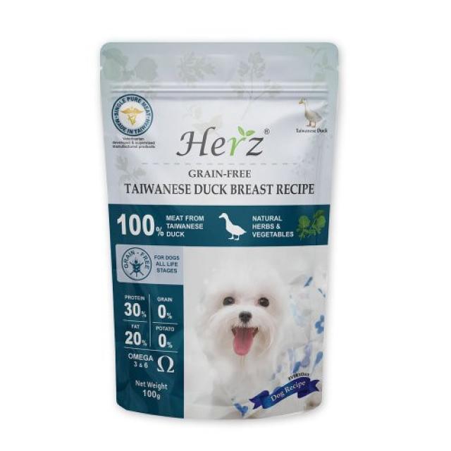 Herz 허즈사료 오리가슴살 100g 마약기호성 LID 강아지 알러지 눈물사료, 1개