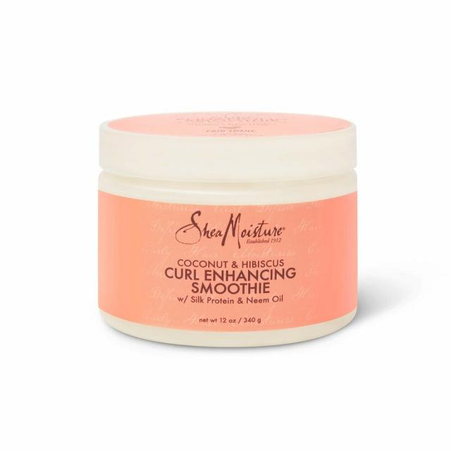 (미국직배) 1+1 SheaMoisture 시어모이스처 코코넛 히비커스 헤어크림 340g Smoothie Curl Enhancing Cream