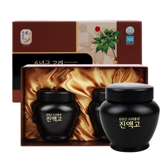 대한홍삼진흥공사 한삼수 홍삼진액고 (500g x 2병)