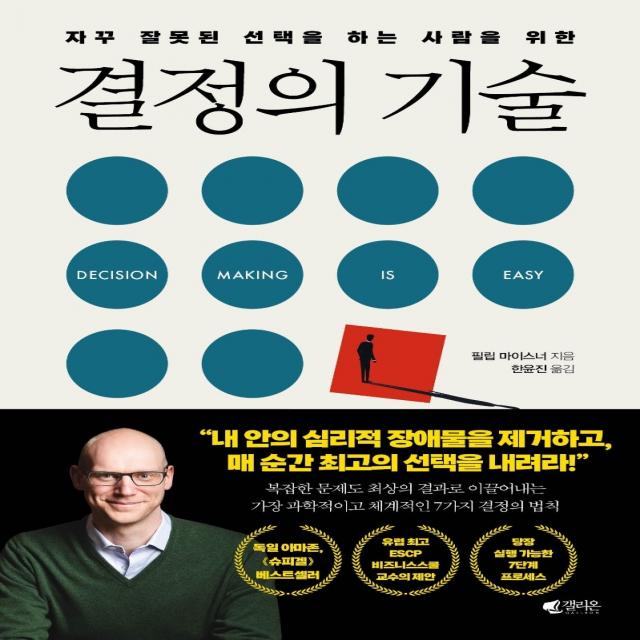 자꾸 잘못된 선택을 하는 사람을 위한 결정의 기술, 갤리온, 필립 마이스너