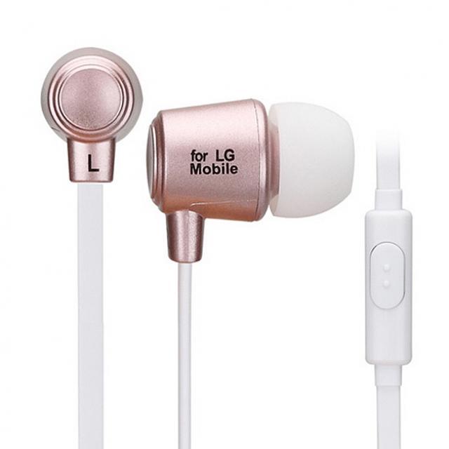 글로벌오케몰 for LG 스마트폰 이어폰 FLMH100 로즈핑크 Vpe