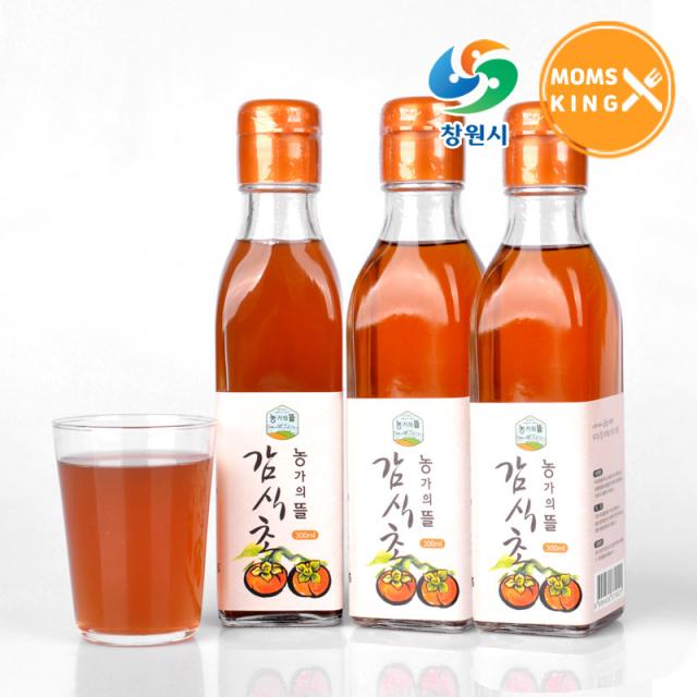 [창원몰] 다경 농가의뜰 단감식초 900ml(300mlX3개), 단품