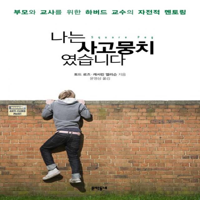 나는 사고뭉치였습니다:부모와 교사를 위한 하버드 교수의 자전적 멘토링, 문학동네