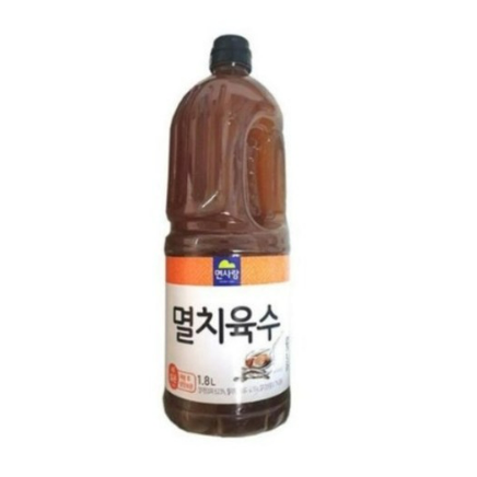 면사랑 멸치육수 식료품 식자재 (1.8LX1개), 6개