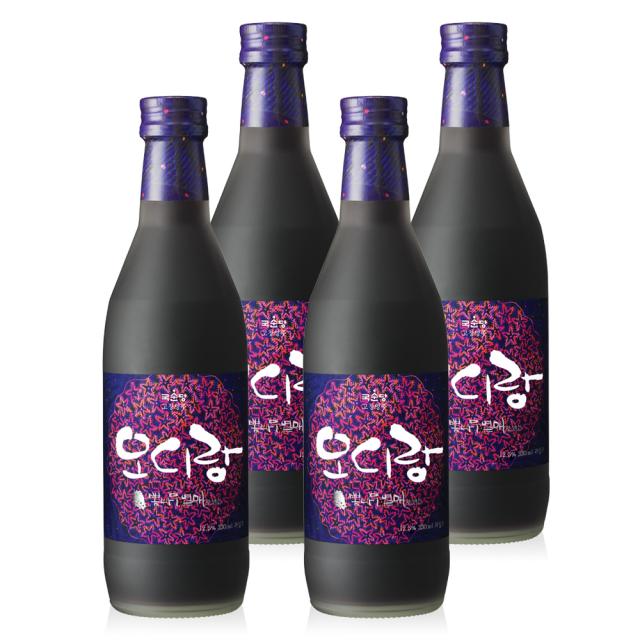 국순당 고창명주 오디랑 330ml * 4병입, 4병