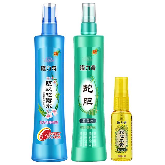 룽리치 모기 뱀쓸개 화로수 세트 땀띠 살포시 가려움지게풀 모기방지 255ml *2병 우편