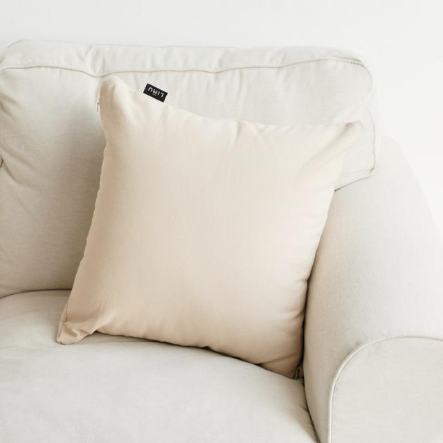 LINU 리누 꿀바른 쇼파쿠션 옥스포드 솜포함 50*50, 바닐라