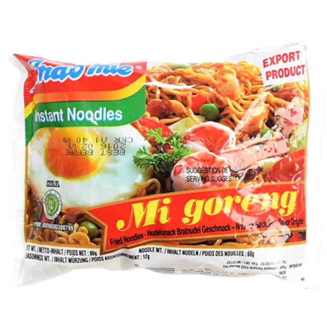 인도네시아라면 인도미 미고랭라면 MI GORENG 비빔라면 80g, 1개