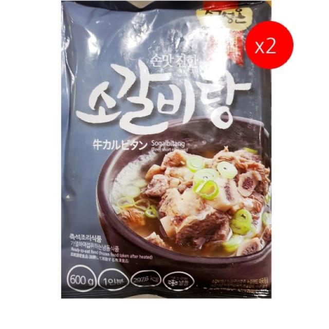 [더착한푸드]초원 소갈비탕 600g 2개 식자재마트 대용량 업소용 소갈비탕,탕/조림,즉석식품,간식,안주,탕류