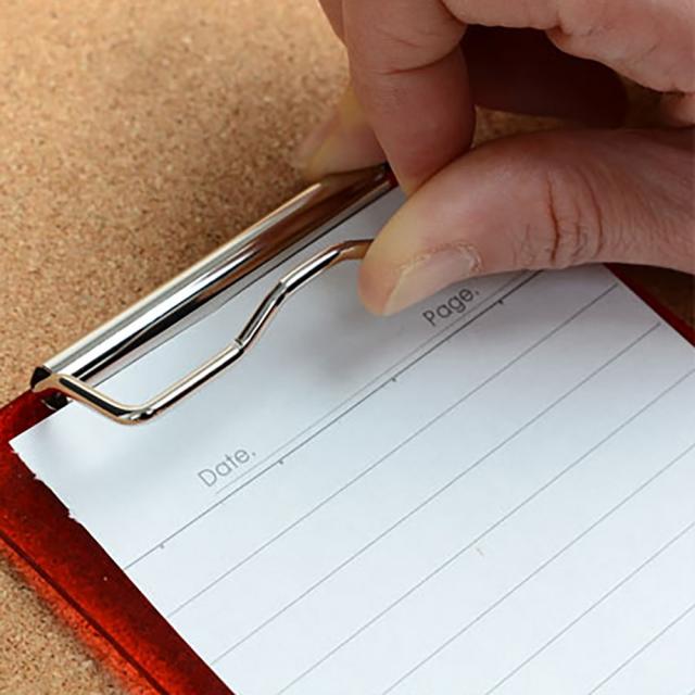 영수증 판 클립 딱판 메뉴 계산 표 빌지 주문서 보드, 색상/사이즈, 레드(소)