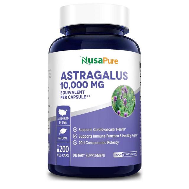 NusaPure 누사퓨어 Astragalus 10000mg 복사뼈 아스트라갈러스 황기 200정