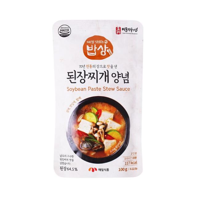 [메가마트] 매일 맛있는밥상 된장찌개양념 100g, 1개