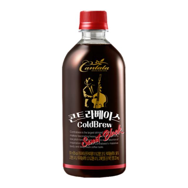 칸타타 콘트라베이스 콜드브루 스위트 블랙 500ml, 1개