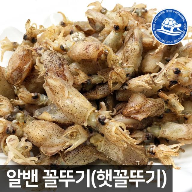 장수왕 국내산 알배기꼴뚜기300g 알베기 햇꼴뚜기 건꼴뚜기 중부시장도매, 1봉, 300g