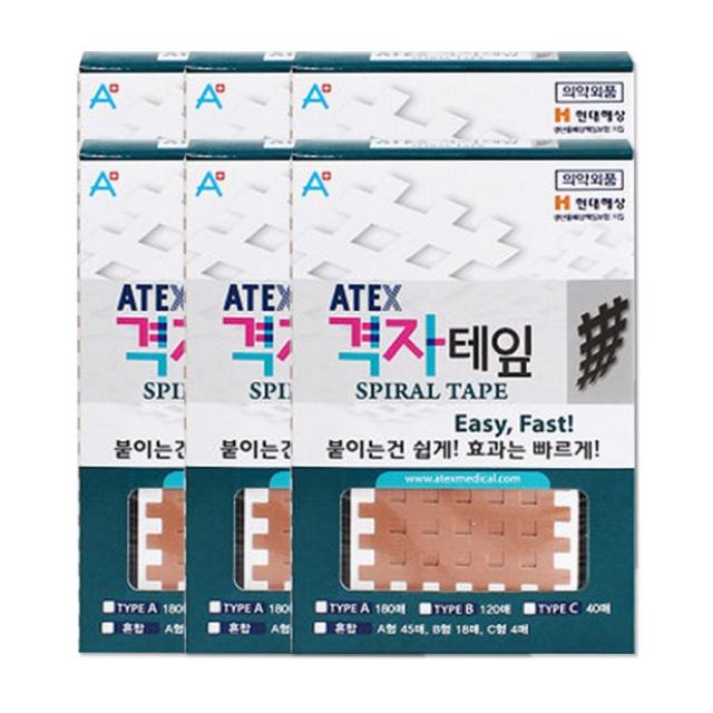 아텍스 격자테이프 C타입 40매입 6개