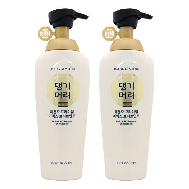 2개)댕기머리 해운모 프리미엄 트리트먼트500ml, 2개, 500ml