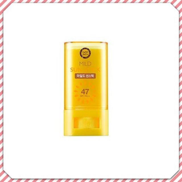 해피바스 SPF47 마일드 선스틱 스킨케어 피부보호 크림 fqvc, 1개